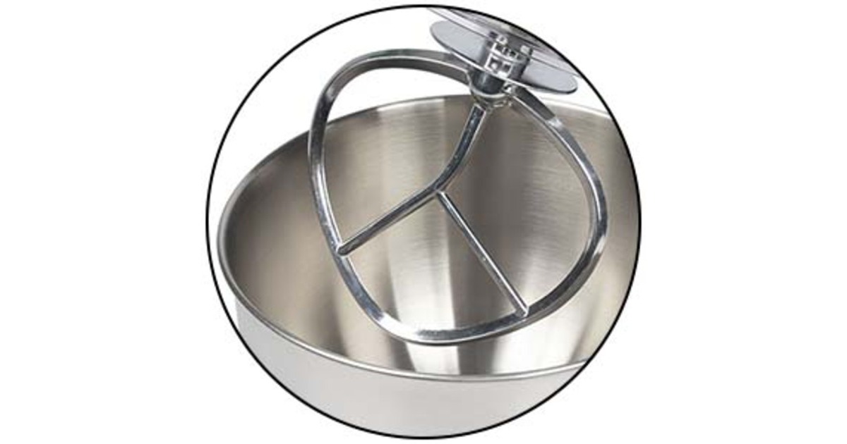 ProfiCook Knetmaschine PC-KM 1222 W, Küchenmaschine(silber, 1.200 Watt, inkl. Küchenwaage )