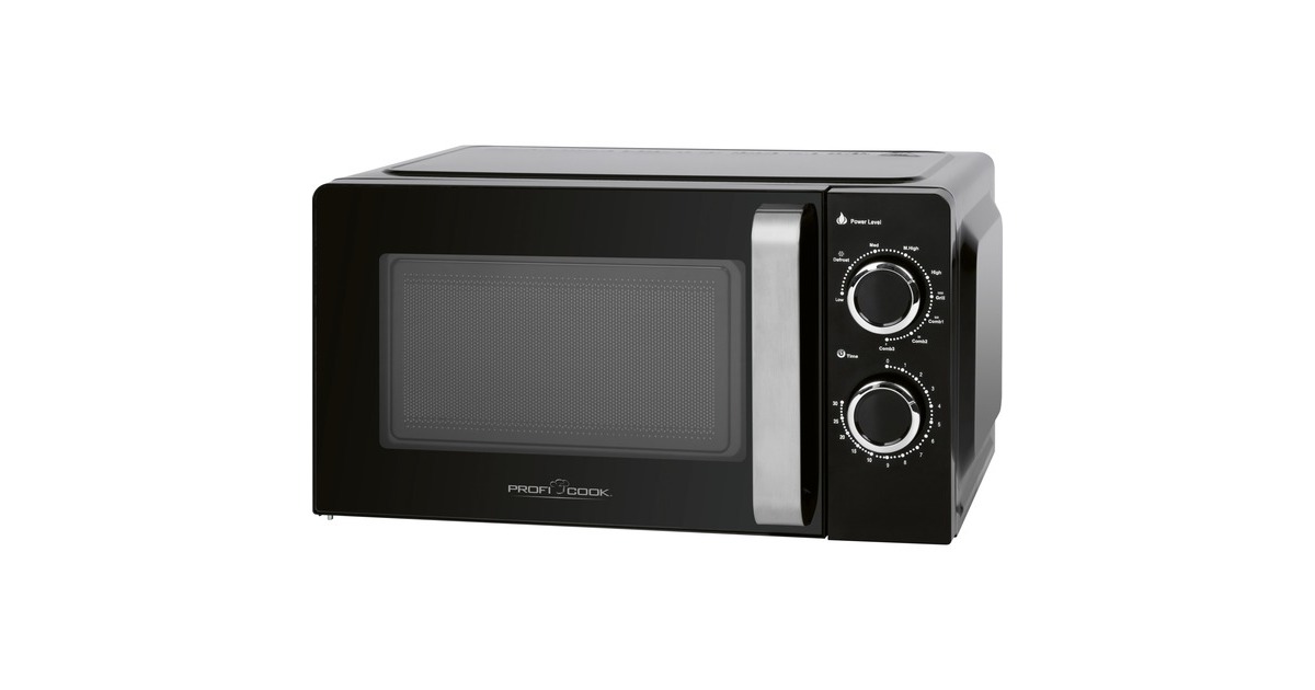 ProfiCook PC-MWG 1208, Mikrowelle(schwarz/silber)