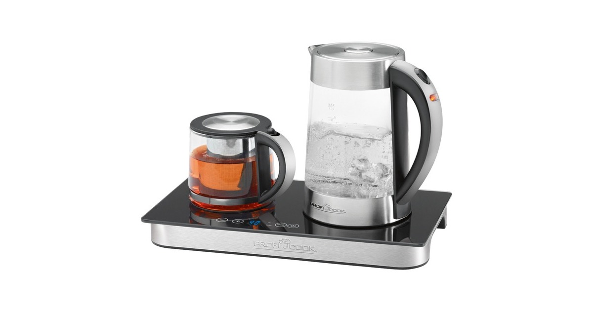 ProfiCook PC-TKS 1056, Teebereiter(edelstahl/schwarz)