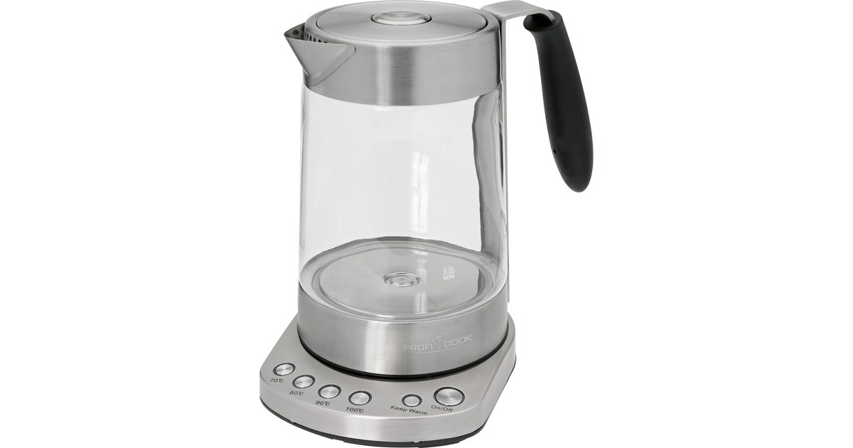 ProfiCook PC-WKS 1020G, Wasserkocher(edelstahl, integrierter Teekocher)