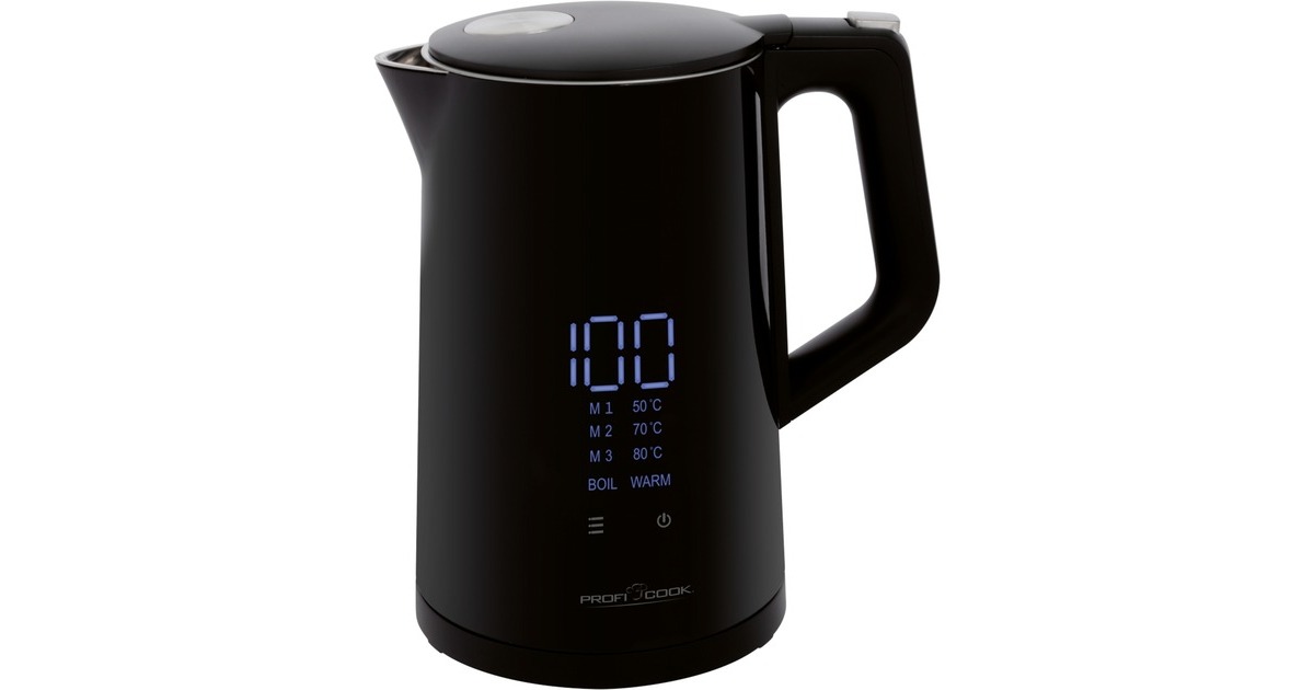 ProfiCook PC-WKS 1243, Wasserkocher(schwarz)