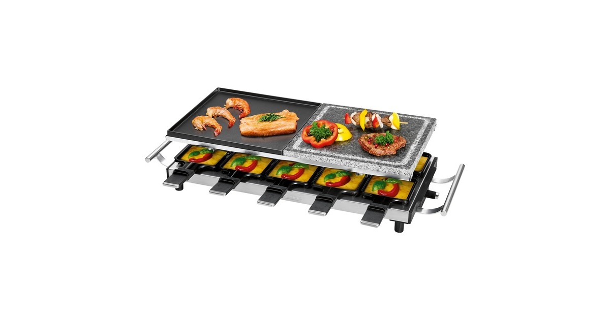 ProfiCook Raclette-Grill PC-RG 1144(edelstahl/schwarz)