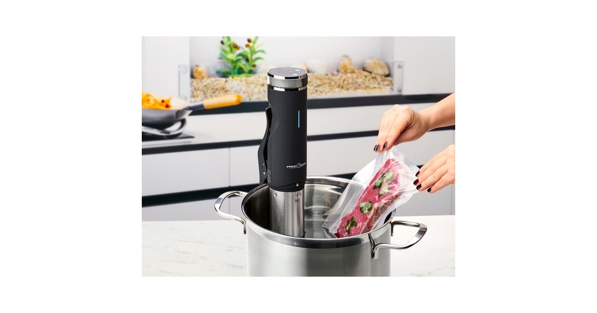 ProfiCook Sous Vide Stab PC-SV 1126 , Sous-Vide Garer(edelstahl/schwarz)