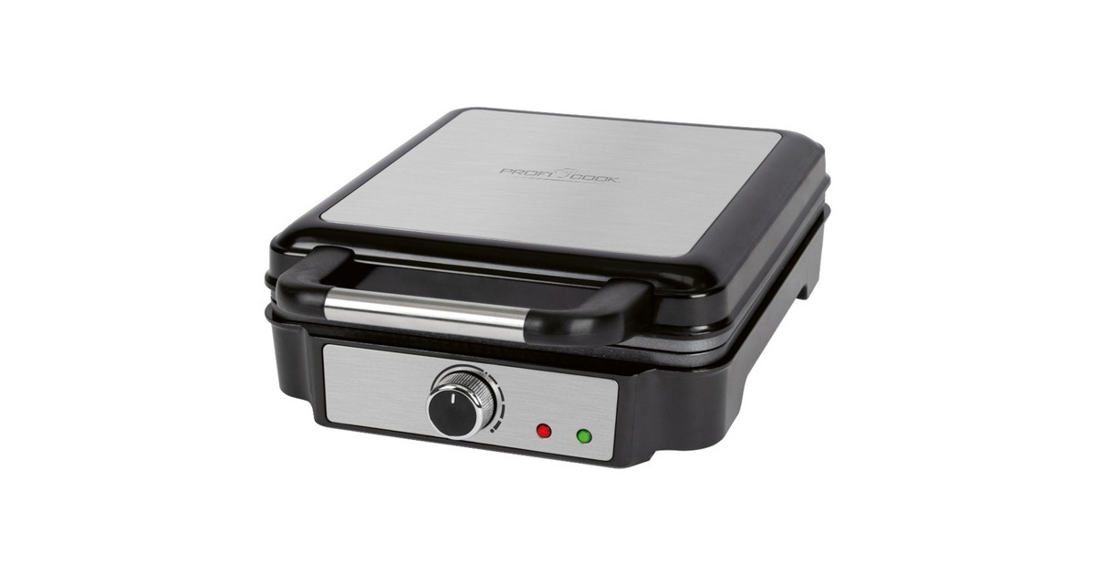 ProfiCook Waffelautomat PC-WA 1241, Waffeleisen(schwarz/edelstahl, 1.200 Watt) ProfiCook Waffelautomat PC-WA 1241, Waffeleisen(schwarz/edelstahl, 1.200 Watt)