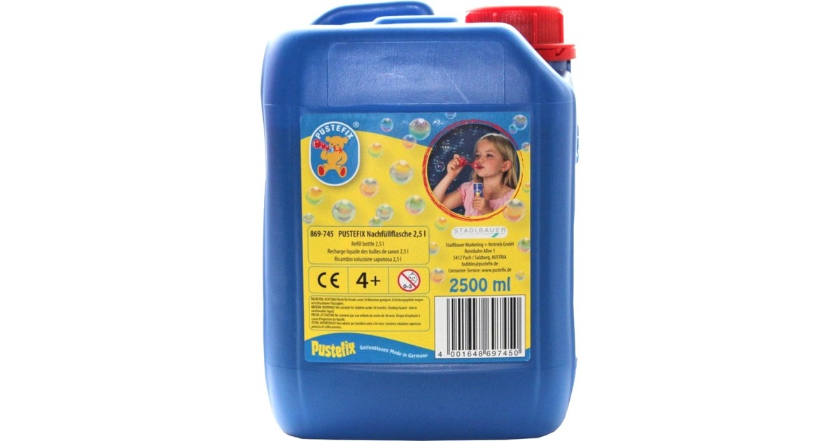Pustefix Nachfüllflasche 2,5 Liter, Seifenblasen