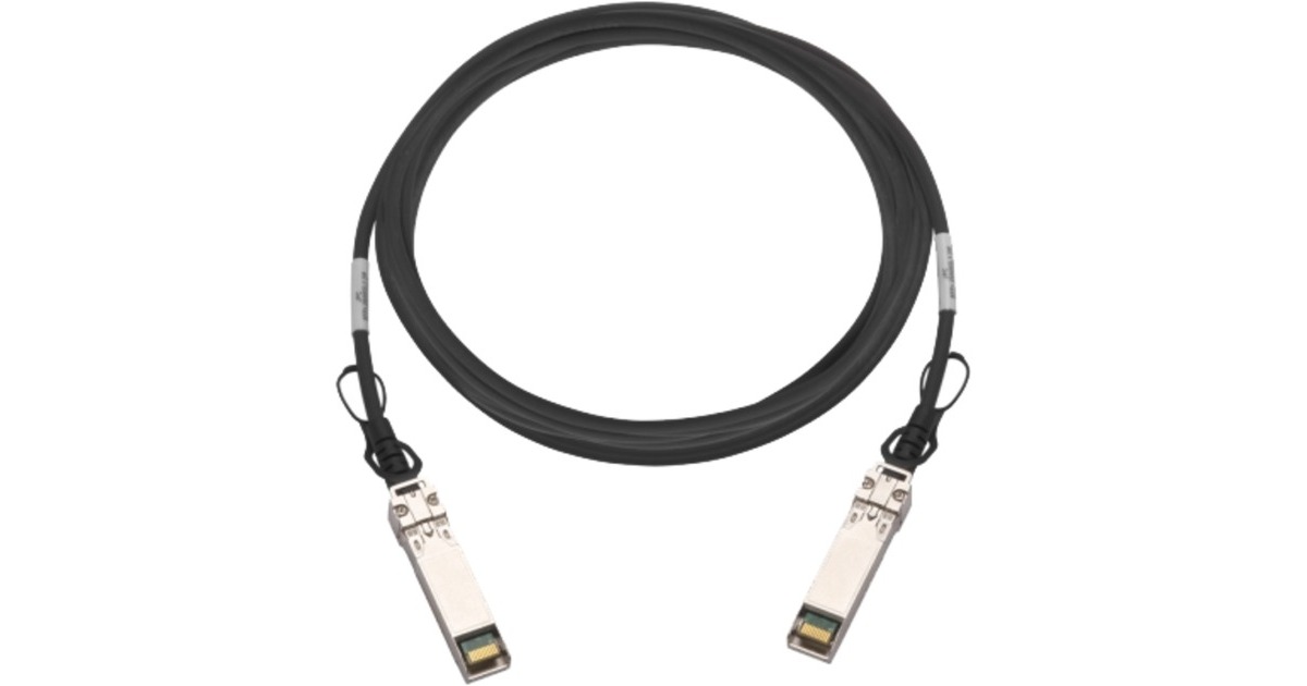 QNAP Direct Attach Kabel CAB-DAC50M-SFPP(schwarz, 5 Meter, twinaxial) QNAP Direct Attach Kabel CAB-DAC50M-SFPP(schwarz, 5 Meter, twinaxial)