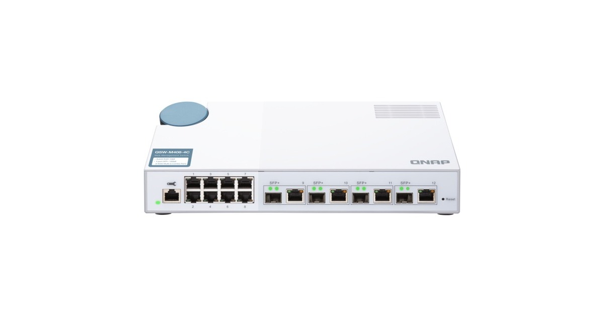 QNAP QSW-M408-4C, Switch(weiß)