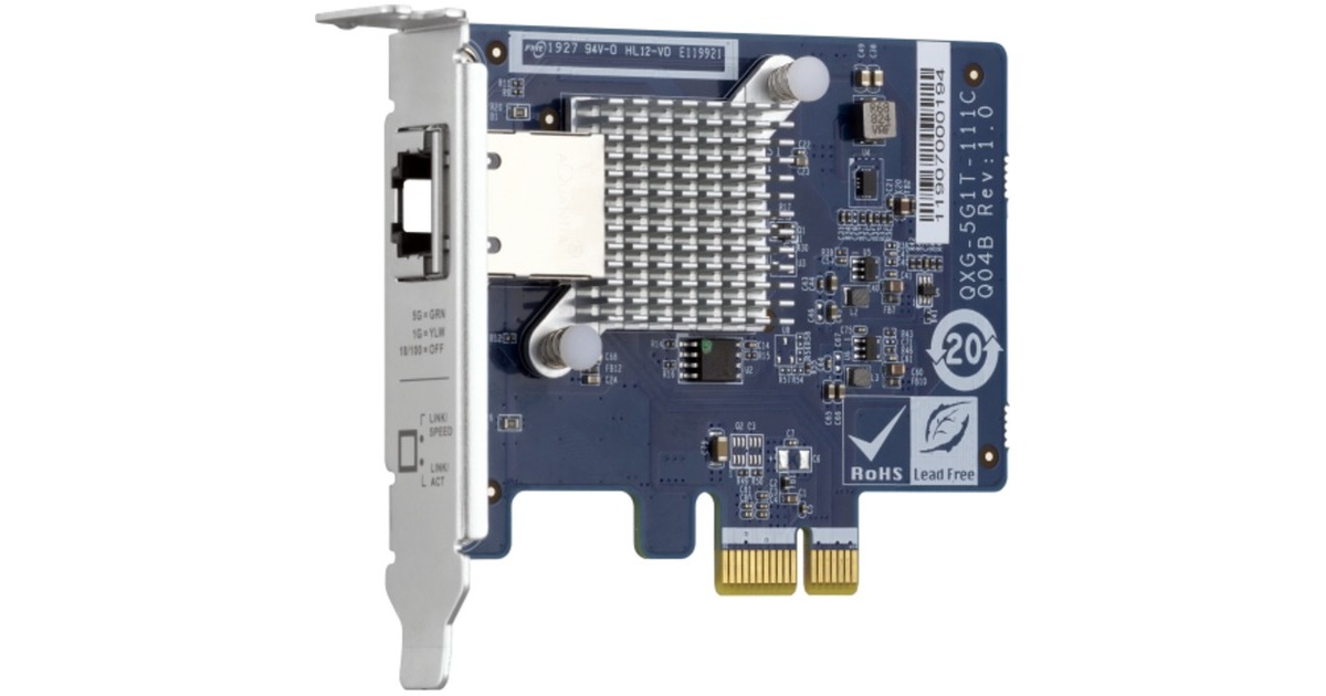 QNAP QXG-5G1T-111C, LAN-Adapter