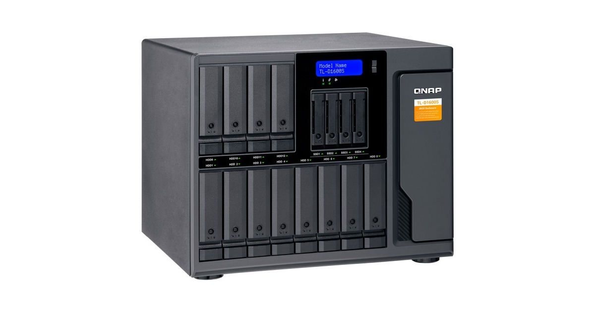 QNAP TL-D1600S, Laufwerksgehäuse(schwarz) QNAP TL-D1600S, Laufwerksgehäuse(schwarz)