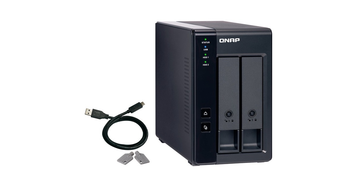 QNAP TR-002 Erweiterungsgehäuse, Laufwerksgehäuse(schwarz, RAID-Unterstützung) QNAP TR-002 Erweiterungsgehäuse, Laufwerksgehäuse(schwarz, RAID-Unterstützung)