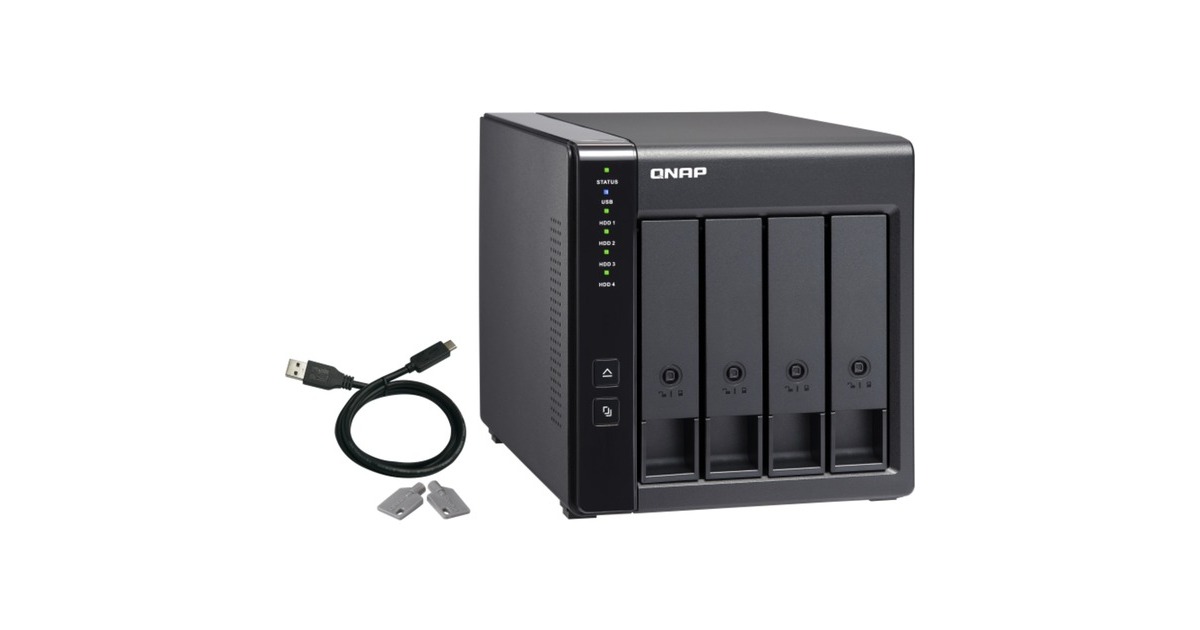 QNAP TR-004 Erweiterungsgehäuse, Laufwerksgehäuse(schwarz, RAID-Unterstützung) QNAP TR-004 Erweiterungsgehäuse, Laufwerksgehäuse(schwarz, RAID-Unterstützung)