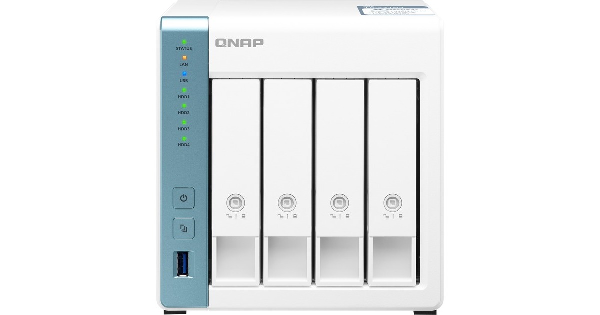 QNAP TS-431P3-4G, NAS(weiß)