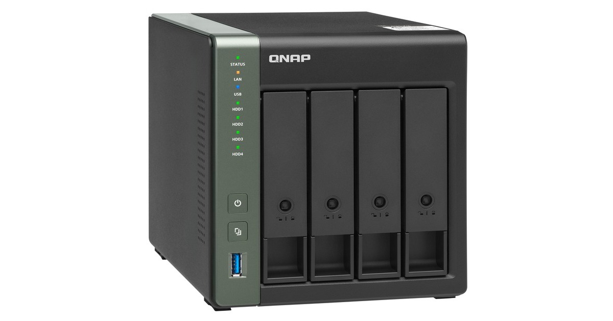 QNAP TS-431X3-4G, NAS(schwarz/grau)
