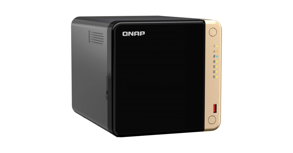 QNAP TS-464-8G, NAS(schwarz)