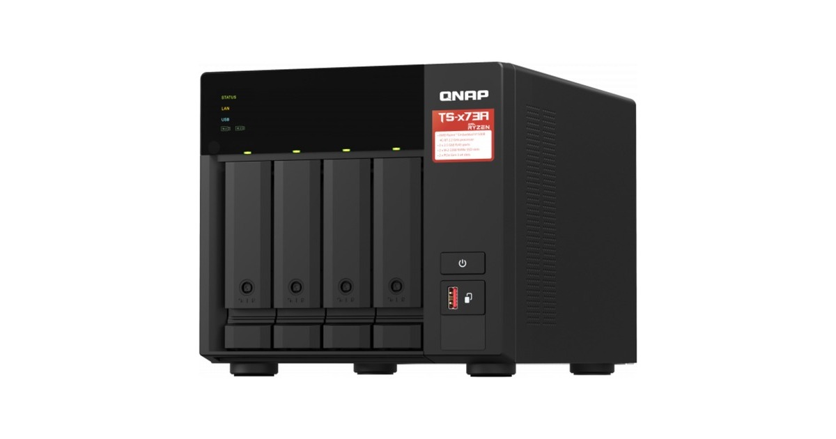 QNAP TS-473A-8G, NAS(schwarz)