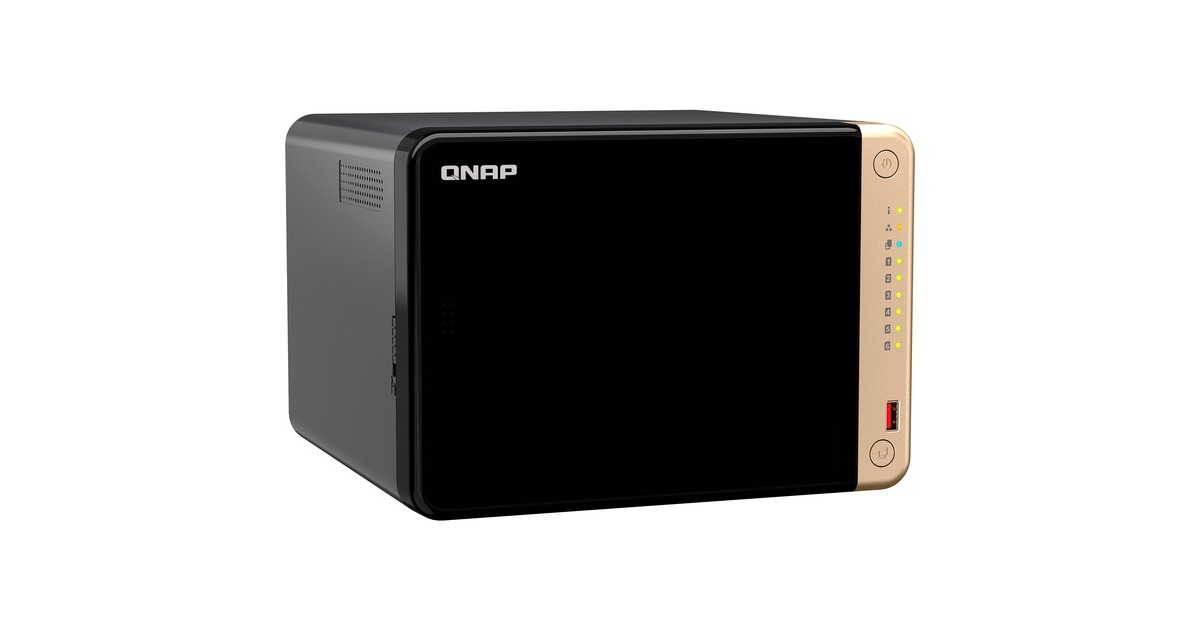 QNAP TS-664-8G, NAS(schwarz)