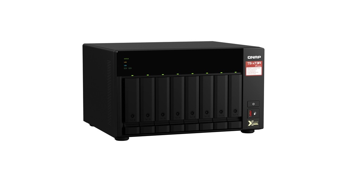 QNAP TS-873A-8G, NAS(schwarz/grau)