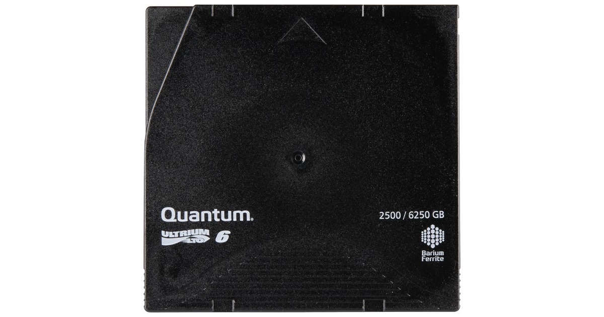 Quantum LTO-6 Medium 6,25 TB, Streamer-Medium(schwarz/grau)