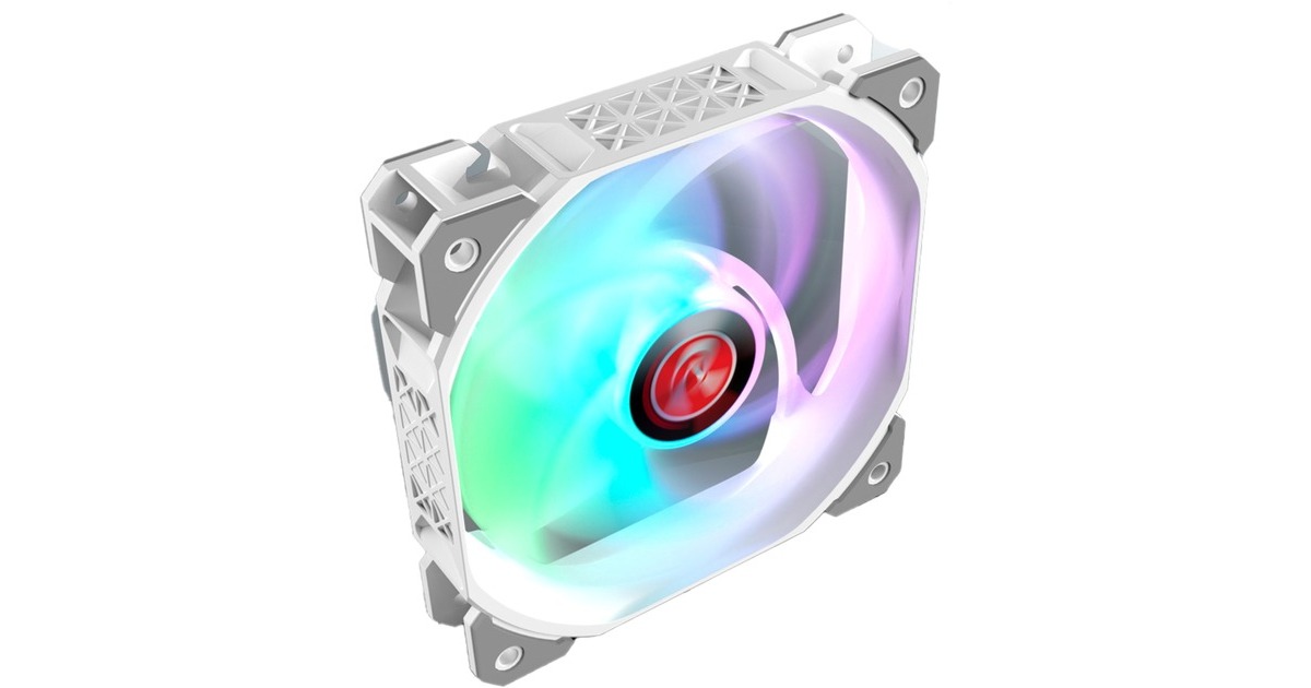 RAIJINTEK AGERAS 12 WHITE ARGB-1, Gehäuselüfter(weiß) RAIJINTEK AGERAS 12 WHITE ARGB-1, Gehäuselüfter(weiß)
