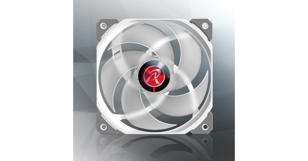RAIJINTEK AGERAS 12 WHITE ARGB-1, Gehäuselüfter(weiß)
