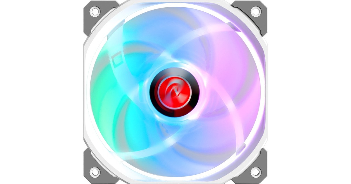 RAIJINTEK AGERAS 12 WHITE ARGB-3, Gehäuselüfter(weiß)