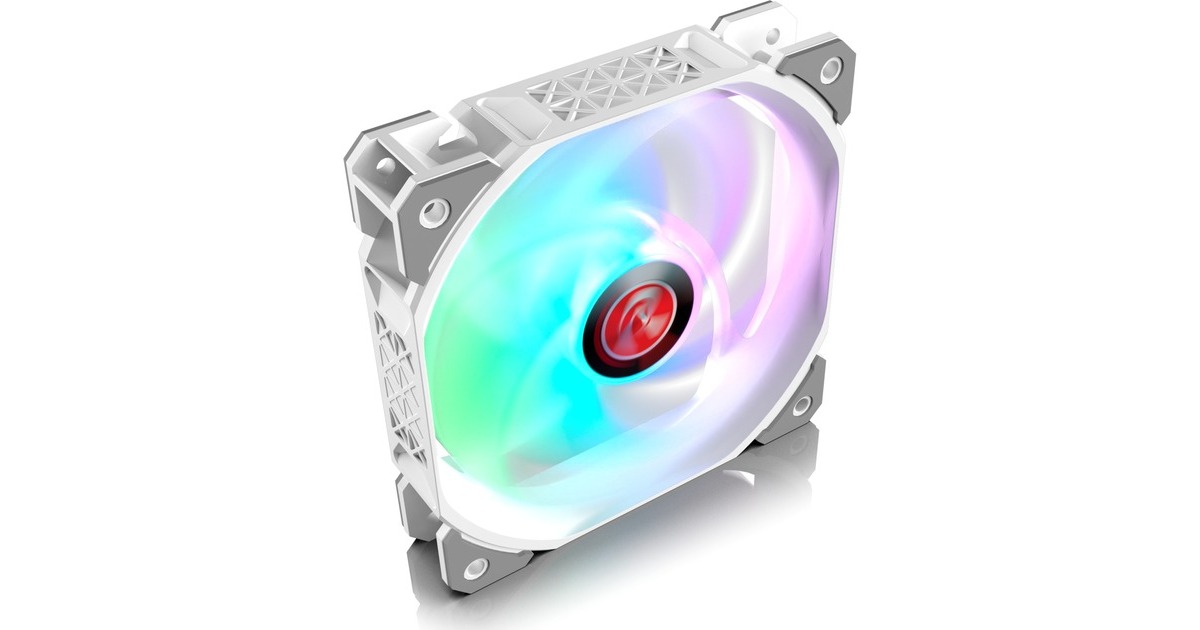 RAIJINTEK AGERAS 12 WHITE ARGB-3, Gehäuselüfter(weiß)