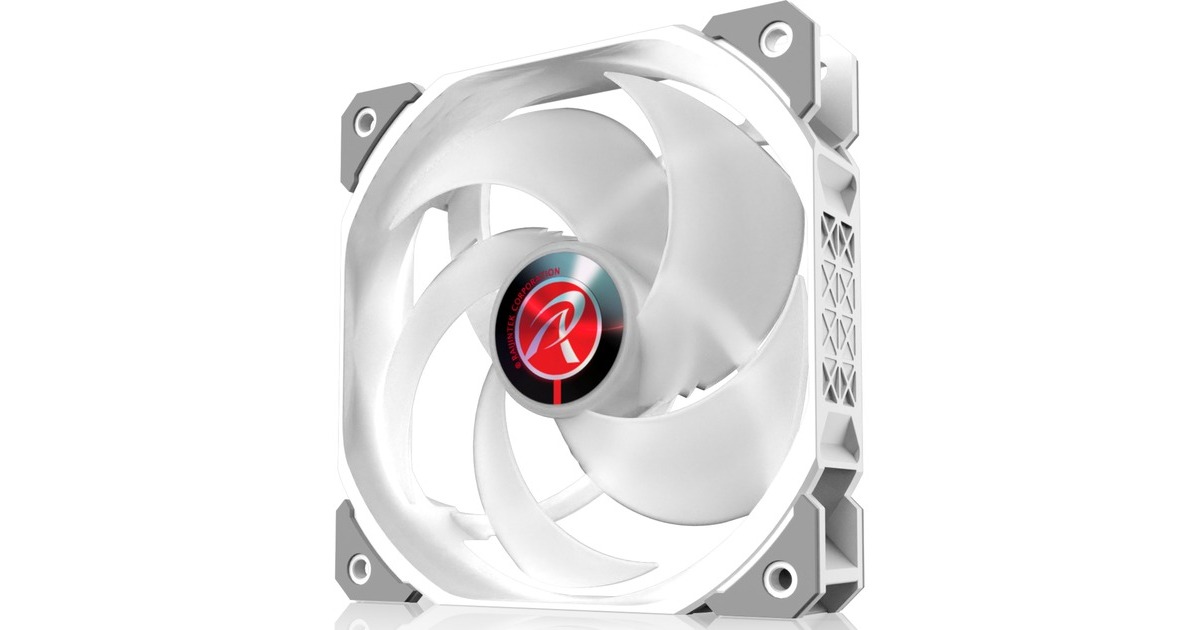 RAIJINTEK AGERAS 12 WHITE ARGB-3, Gehäuselüfter(weiß)