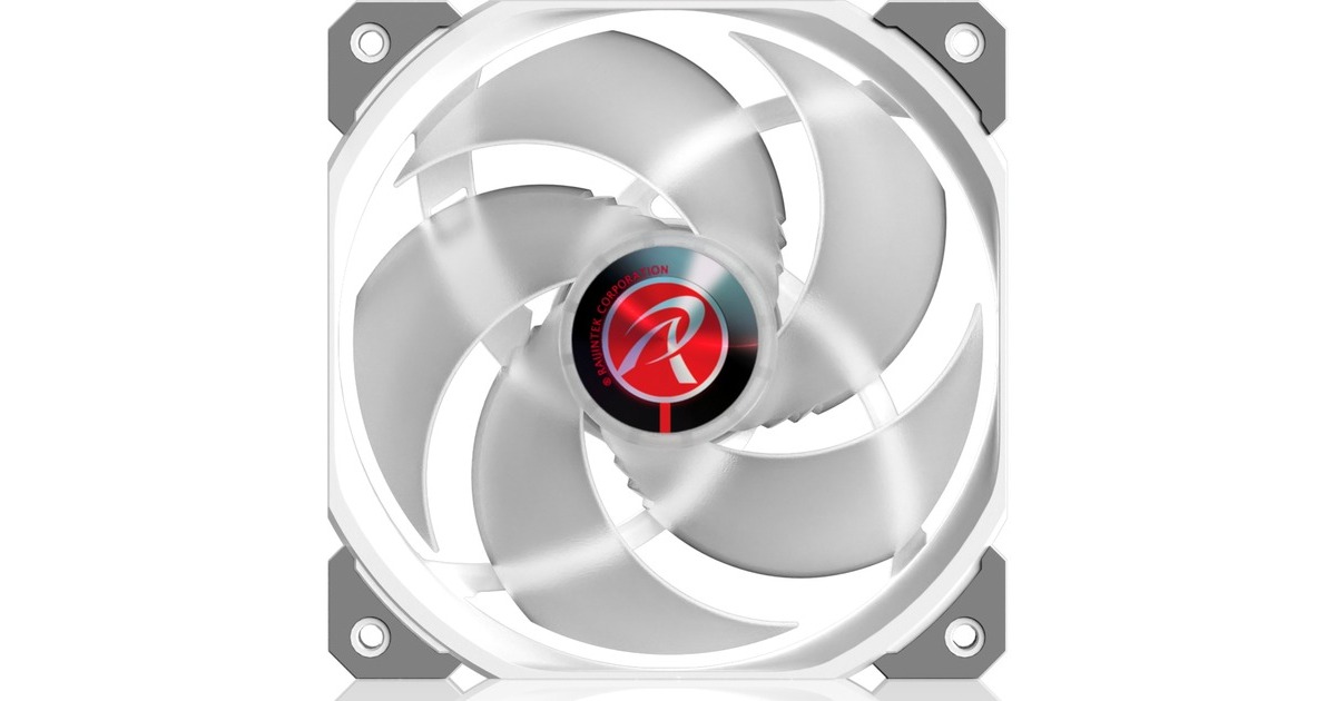 RAIJINTEK AGERAS 12 WHITE ARGB-3, Gehäuselüfter(weiß)