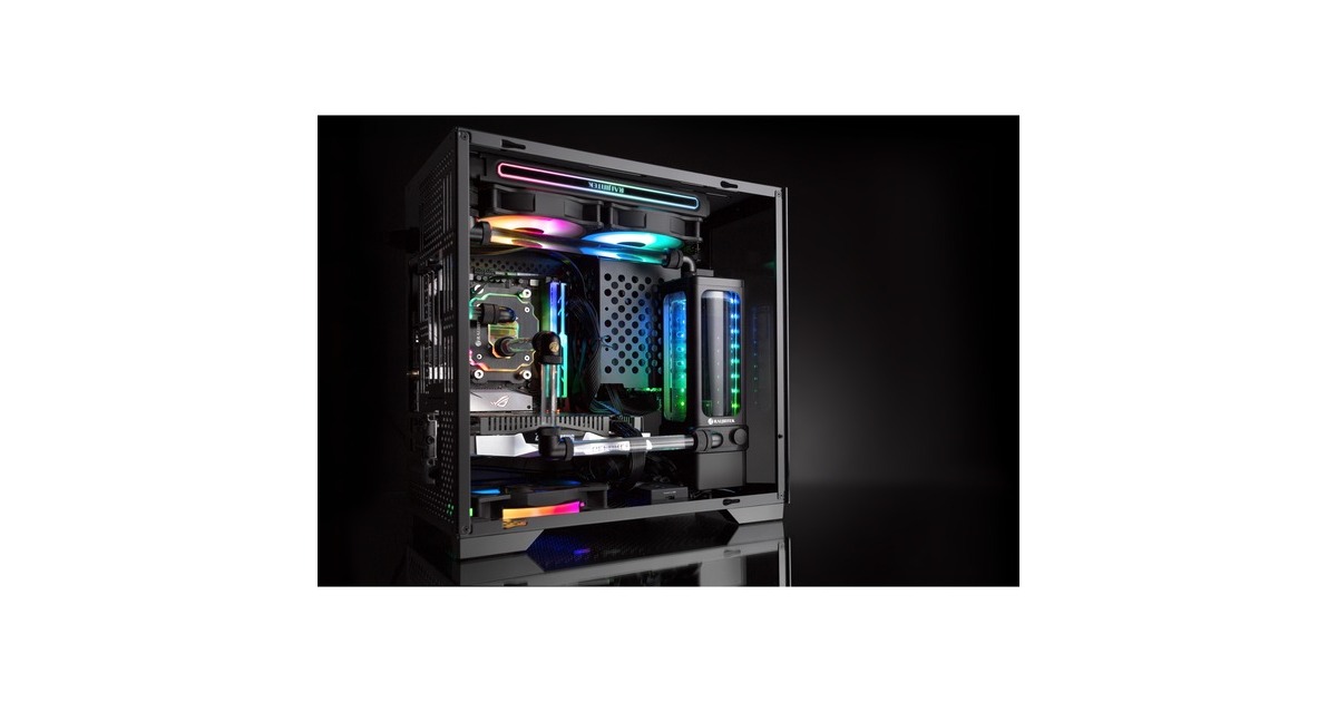 RAIJINTEK ANTILA D5 EVO RBW-15, Pumpe(schwarz/transparent, Reservoir/Pumpen Combo)