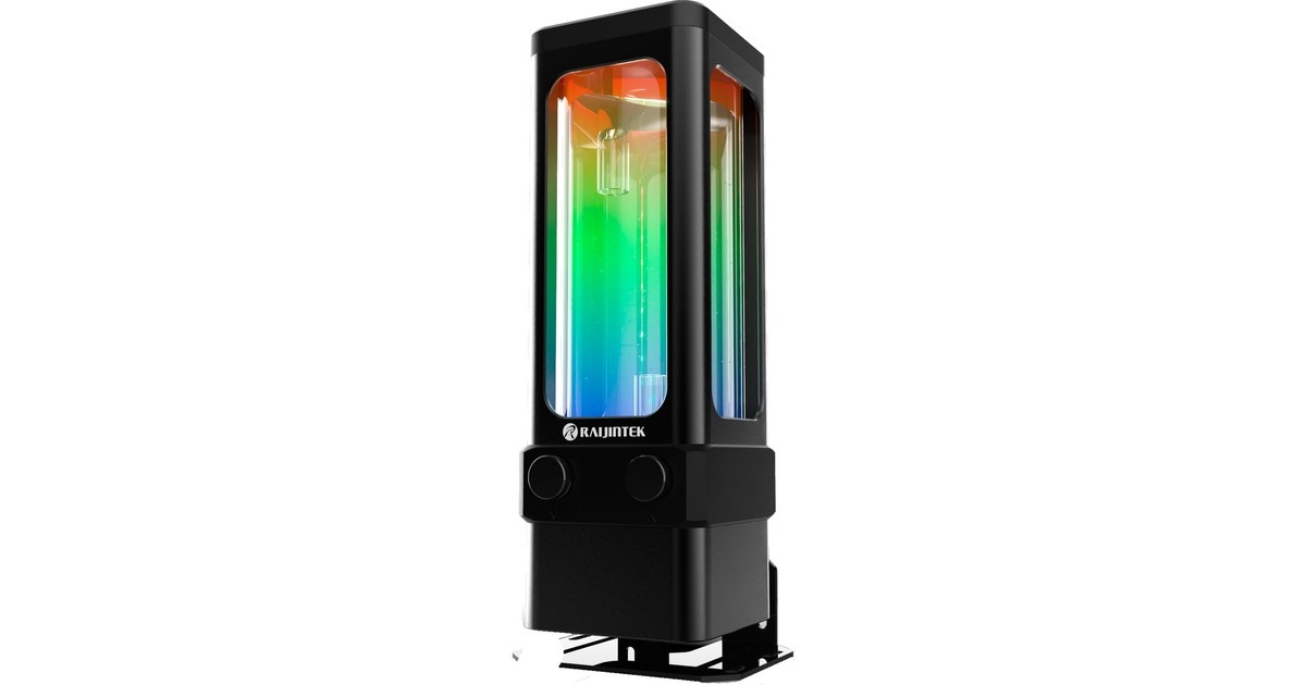 RAIJINTEK ANTILA D5 EVO RBW, Ausgleichsbehälter(schwarz/transparent, Reservoir/Pumpen Combo)