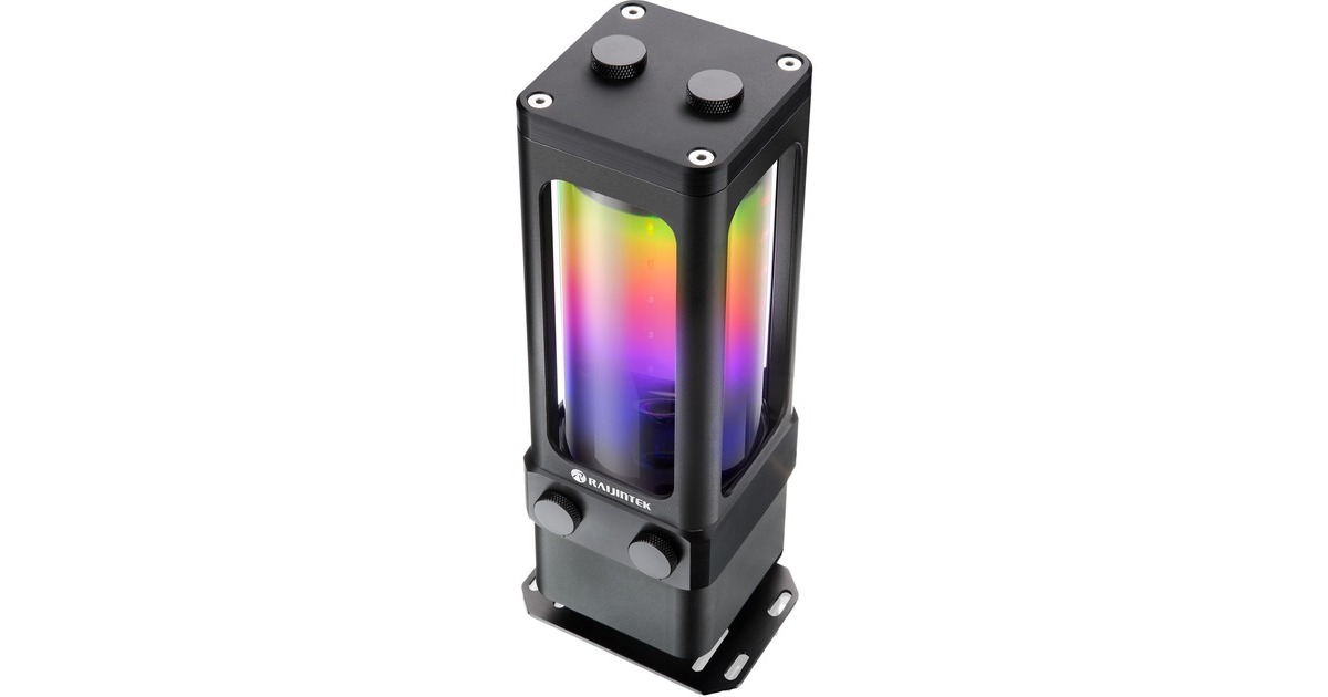 RAIJINTEK ANTILA D5 EVO RBW, Ausgleichsbehälter(schwarz/transparent, Reservoir/Pumpen Combo)