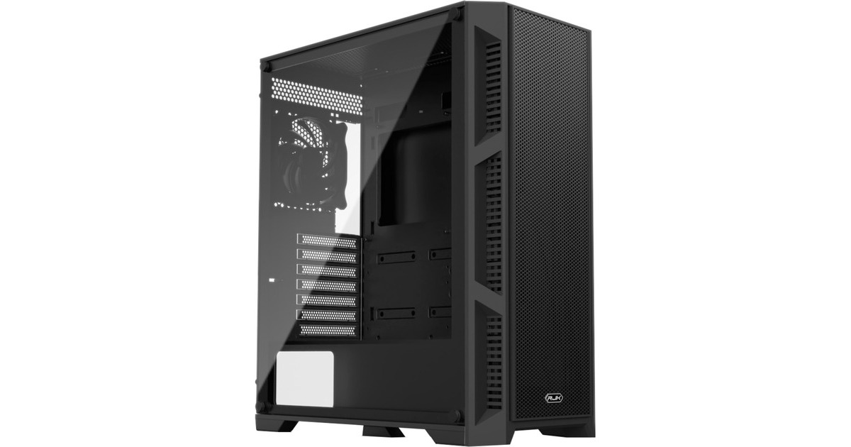 RAIJINTEK ARCADIA III, Tower-Gehäuse(schwarz, Tempered Glass)
