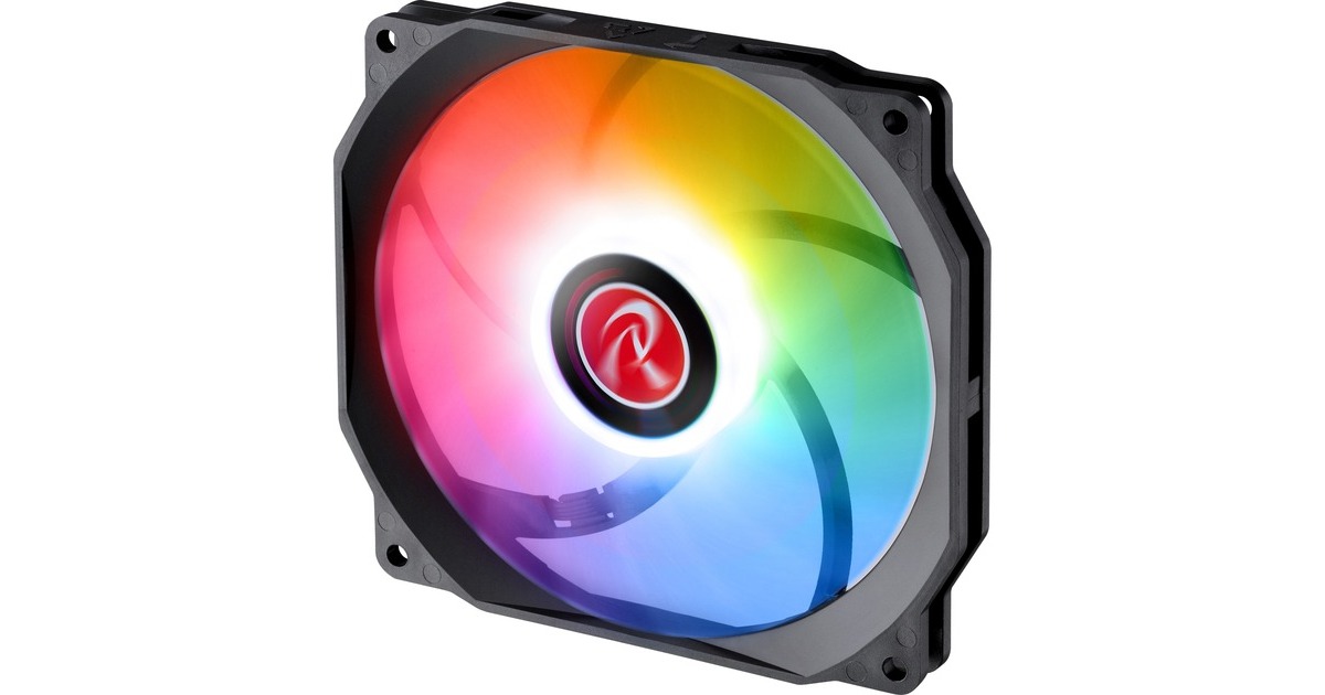 RAIJINTEK Aeolus ß- ARGB 120x130x13, Gehäuselüfter(schwarz/weiß)