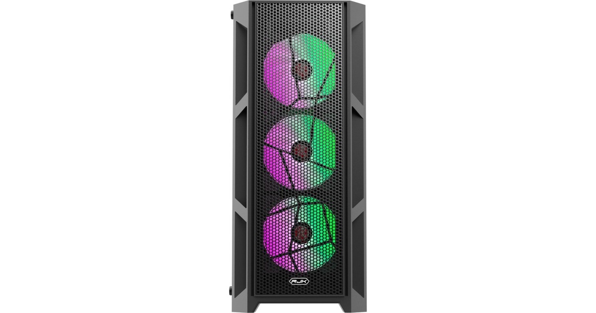 RAIJINTEK Arcadia III MS4, Tower-Gehäuse(schwarz, Tempered Glass)