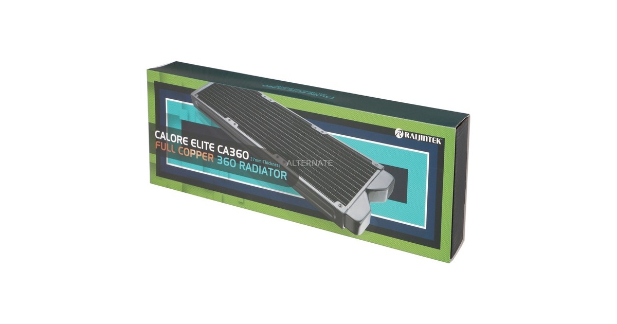 RAIJINTEK CALORE ELITE CA360 360mm, Radiator(schwarz)