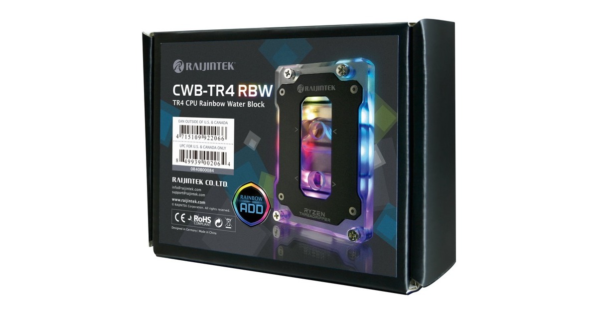 RAIJINTEK CWB-TR4 RBW, CPU-Kühler(Outlet)