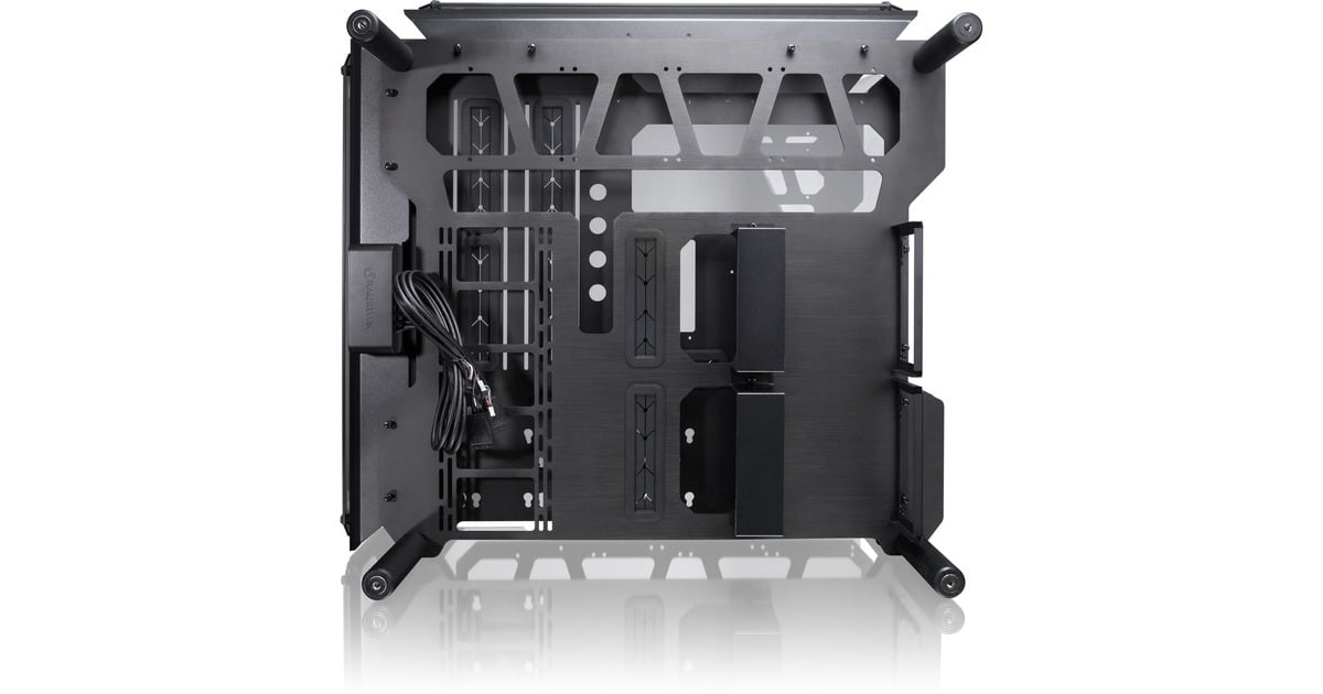 RAIJINTEK ENYO, Bench/Show-Gehäuse(schwarz, Tempered Glass)