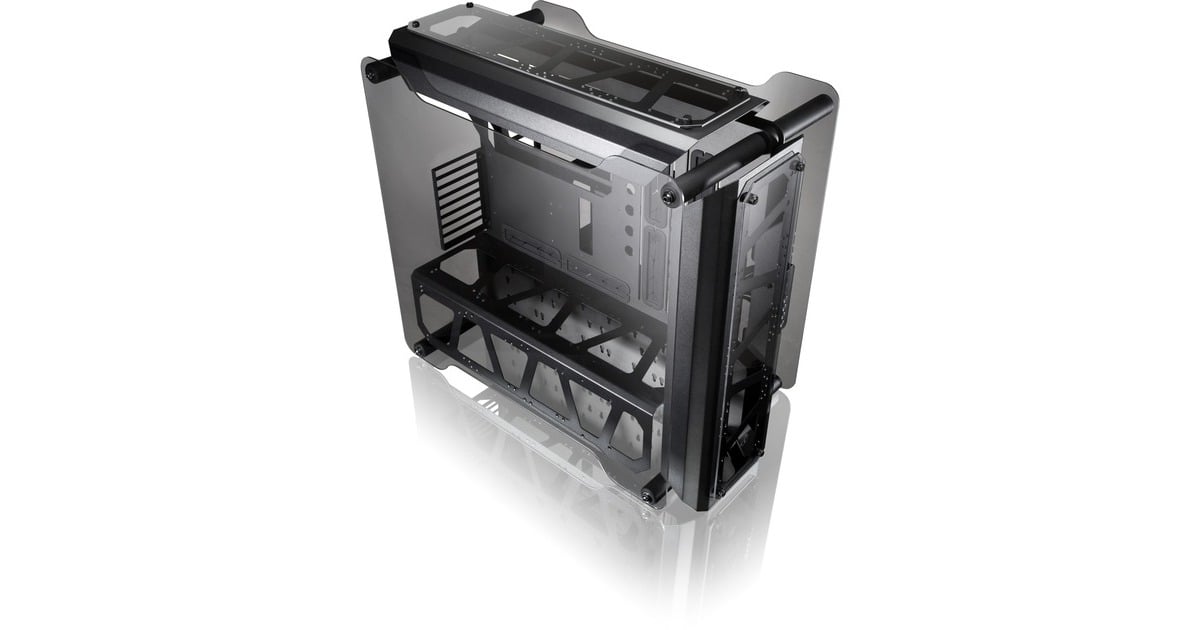 RAIJINTEK ENYO, Bench/Show-Gehäuse(schwarz, Tempered Glass)