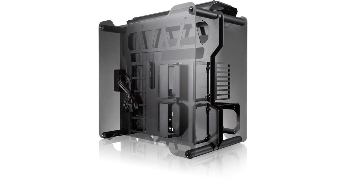 RAIJINTEK ENYO, Bench/Show-Gehäuse(schwarz, Tempered Glass)
