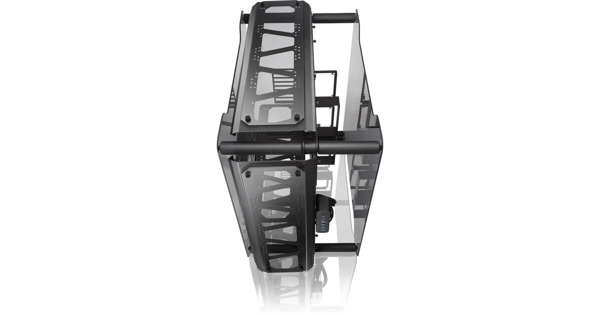 RAIJINTEK ENYO, Bench/Show-Gehäuse(schwarz, Tempered Glass)