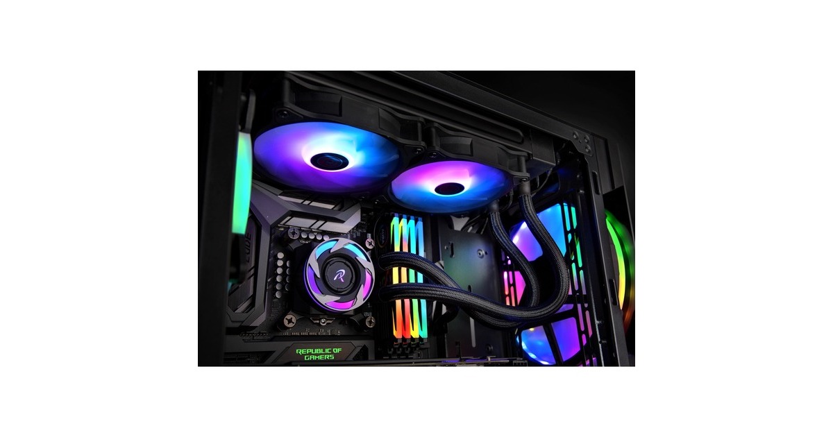 RAIJINTEK EOS 240 RBW AiO 240mm, Wasserkühlung(schwarz)