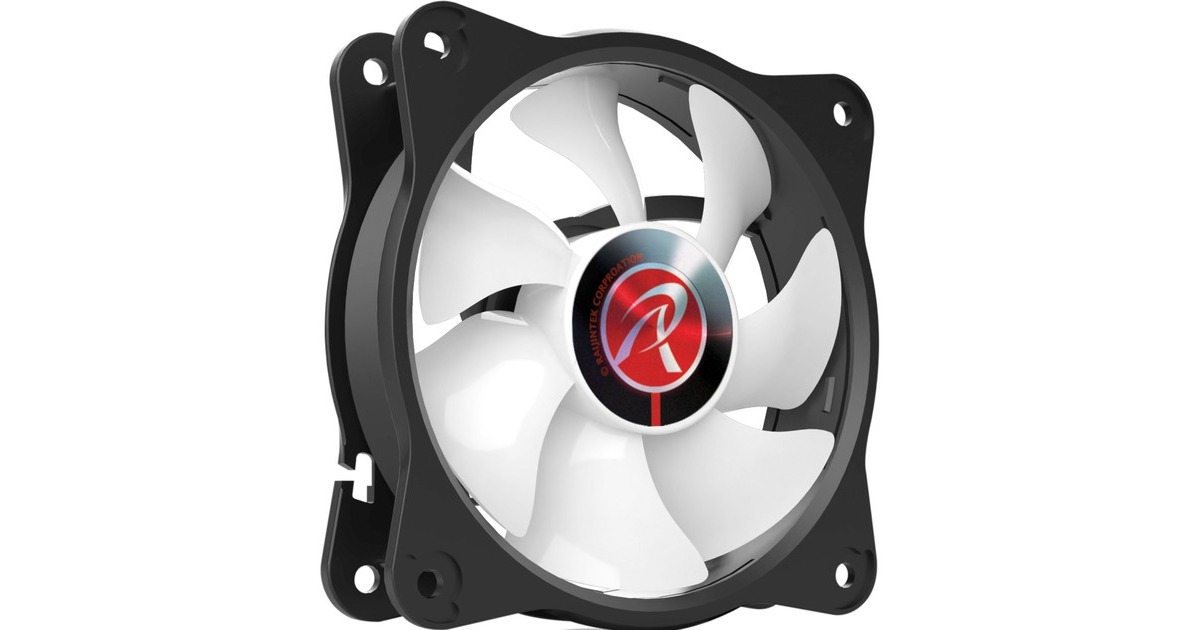 RAIJINTEK EOS 9 RBW ADD-1 100x100x25, Gehäuselüfter(schwarz/transparent, 1 Stück, ohne Controller)
