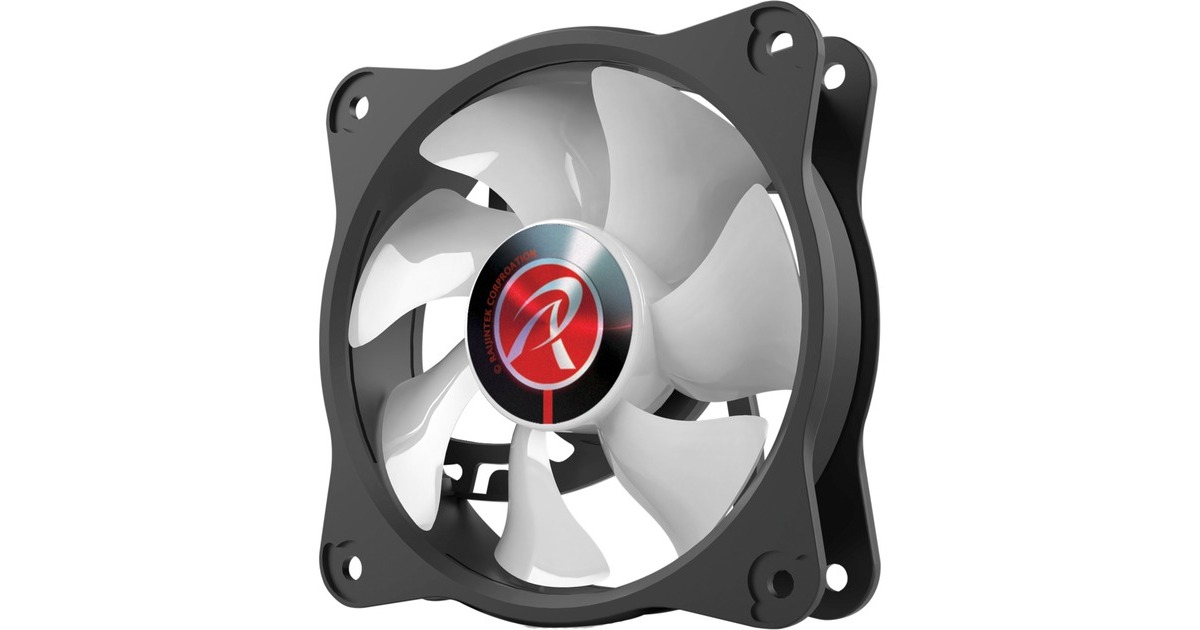 RAIJINTEK EOS 9 RBW ADD-1 100x100x25, Gehäuselüfter(schwarz/transparent, 1 Stück, ohne Controller)