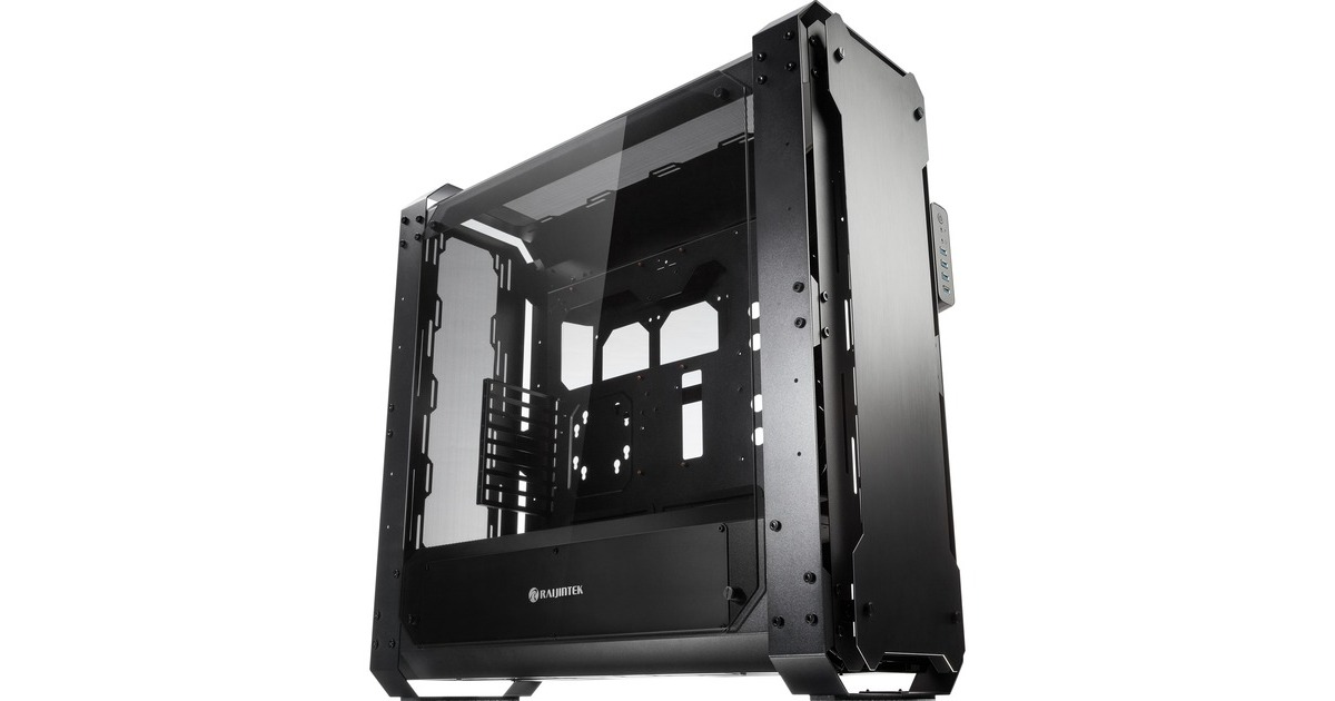 RAIJINTEK ERIS EVO, Bench/Show-Gehäuse(schwarz, Tempered Glass)