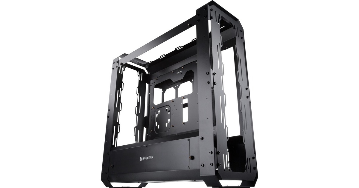 RAIJINTEK ERIS EVO, Bench/Show-Gehäuse(schwarz, Tempered Glass)