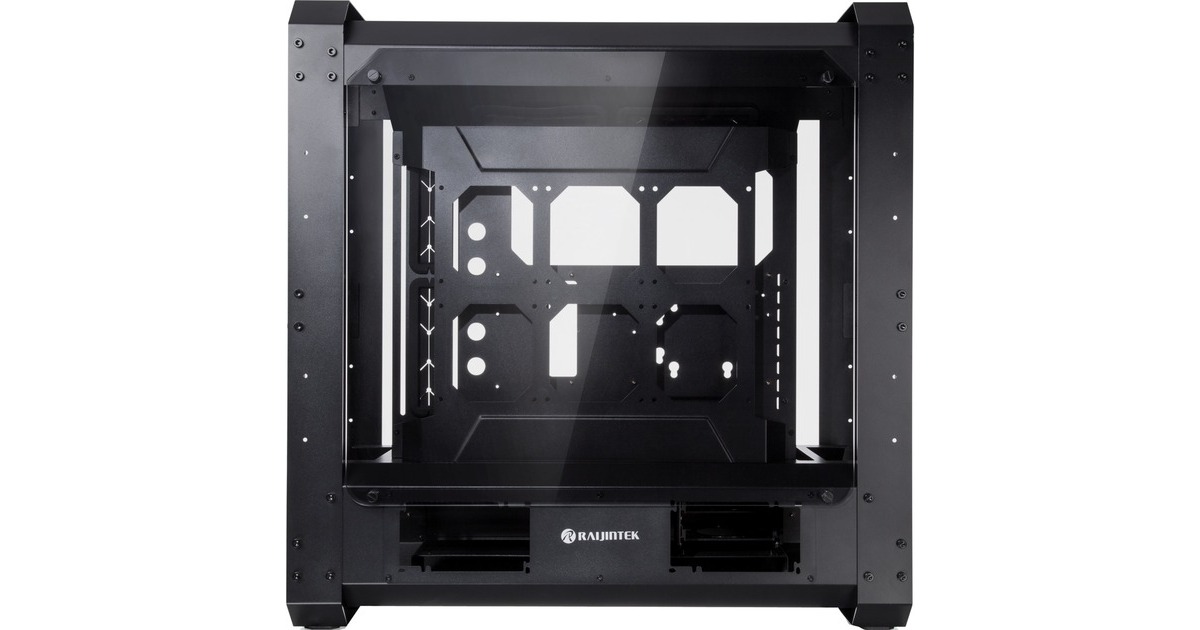 RAIJINTEK ERIS EVO, Bench/Show-Gehäuse(schwarz, Tempered Glass)