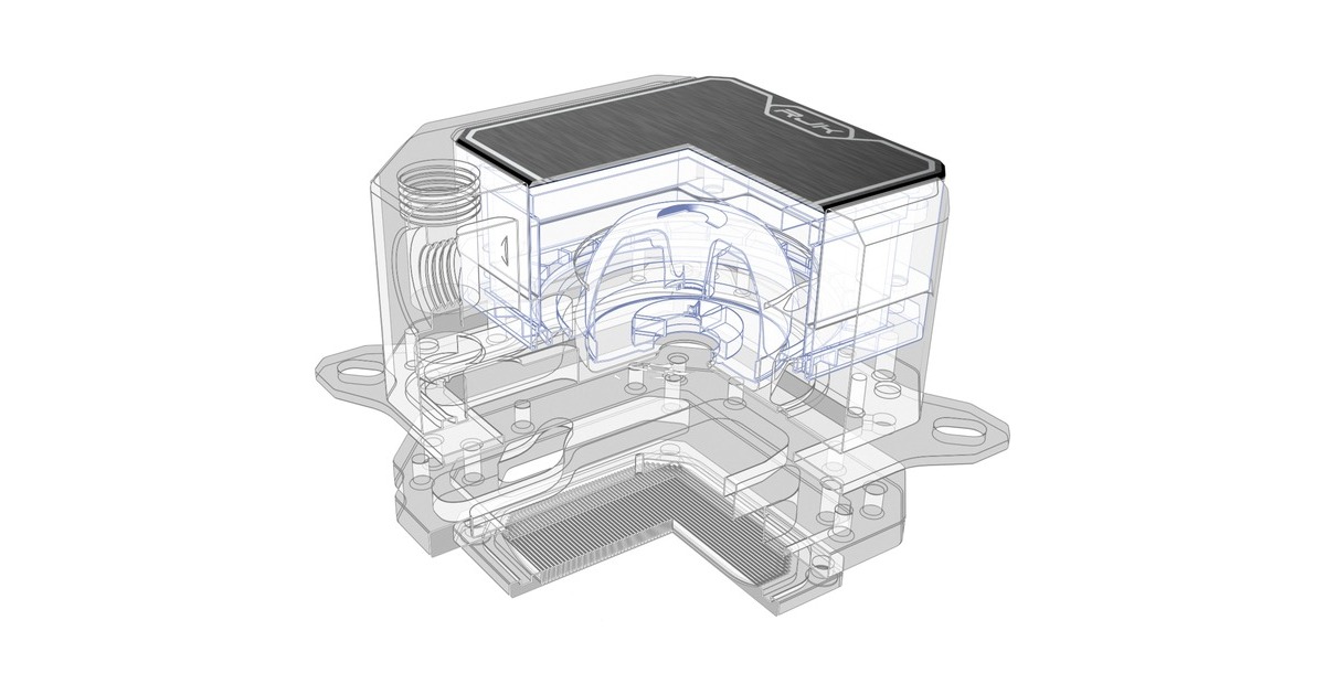 RAIJINTEK FORKIS DDC ULTRA, CPU-Kühler(schwarz, CPU Wasserblock-Pumpen-Kombination)