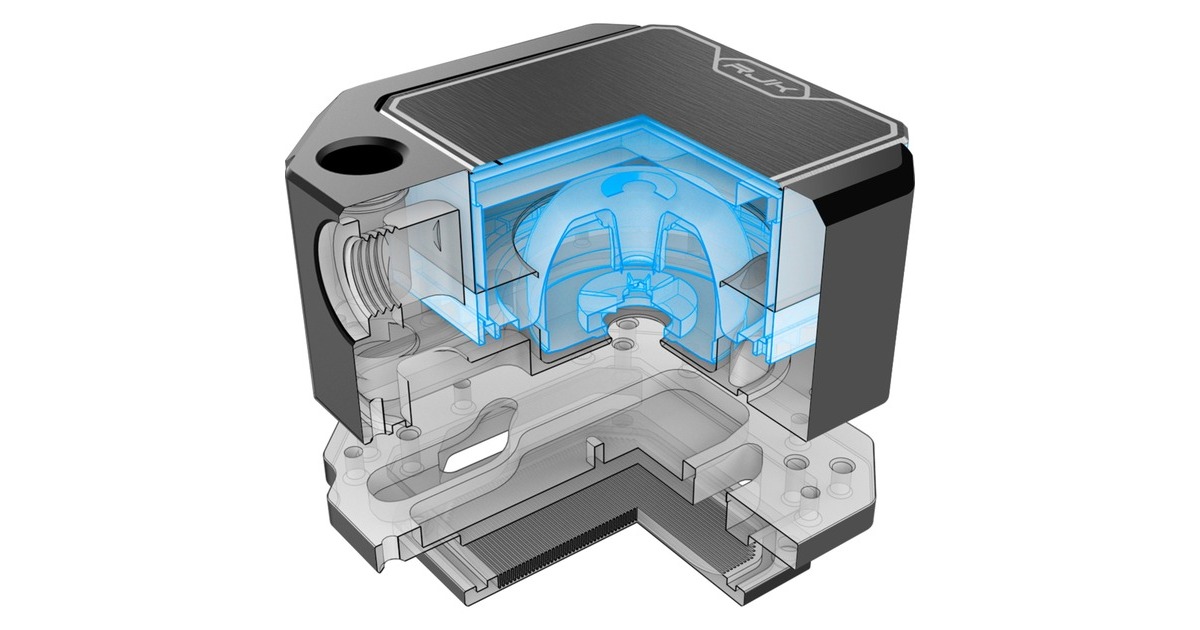 RAIJINTEK FORKIS DDC ULTRA, CPU-Kühler(schwarz, CPU Wasserblock-Pumpen-Kombination)