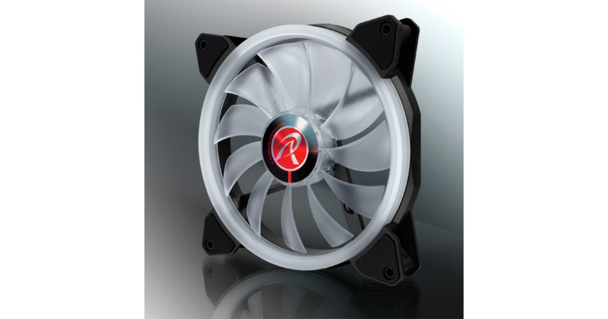 RAIJINTEK IRIS 14 RBW ADD-3, Gehäuselüfter(schwarz, 3 Lüfter, mit Controller und Fernbedienung)