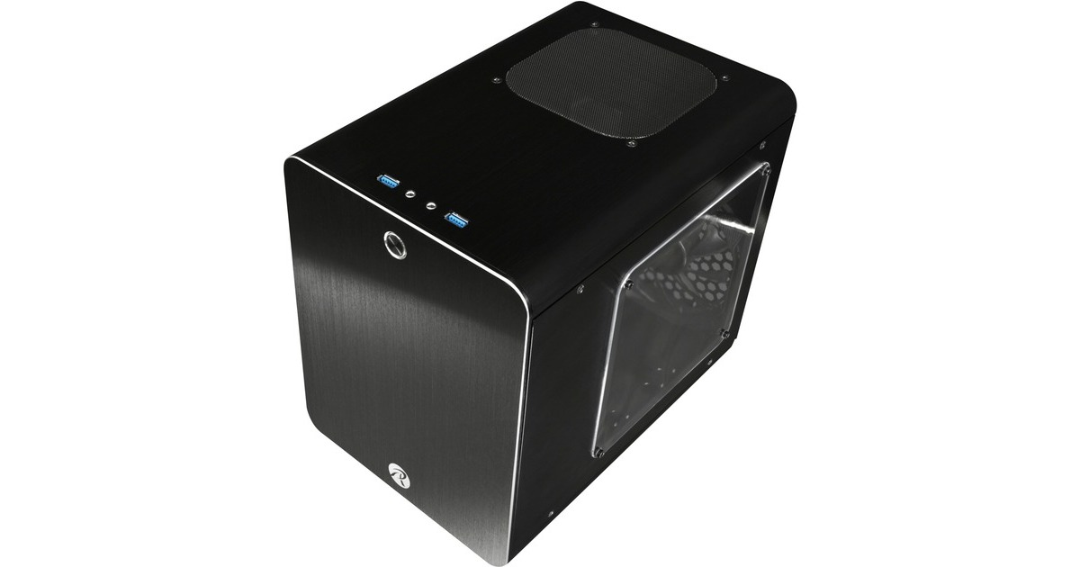 RAIJINTEK METIS PLUS, Tower-Gehäuse(schwarz, Seitenteil aus Acryl)